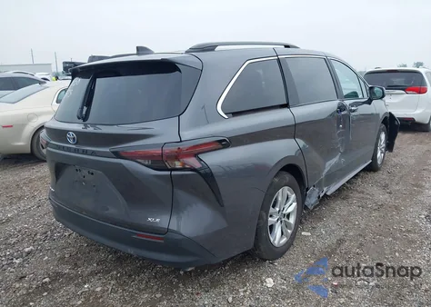 2025 Toyota Sienna Xle from USA, damaged, VIN 5TDJSKFC1SS158438